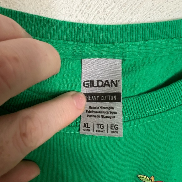 POKEMON Classic 100 Days of School Graphic Casual T Shirt Green Gildan Boy's XL - Picture 3 of 4